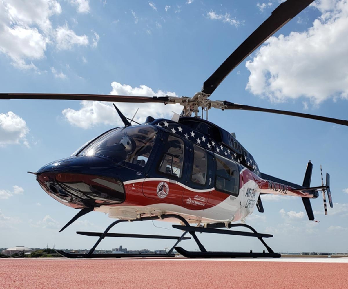 Helicopter medical transport